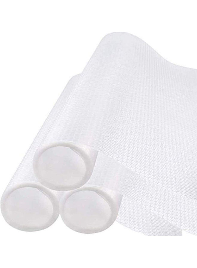 اليشمك بساط درج خزانة خزانة غير لاصق مكون من 3 لفات شفاف 45x90سم شفاف 30x150سم شفاف 30x150سم - Image 1