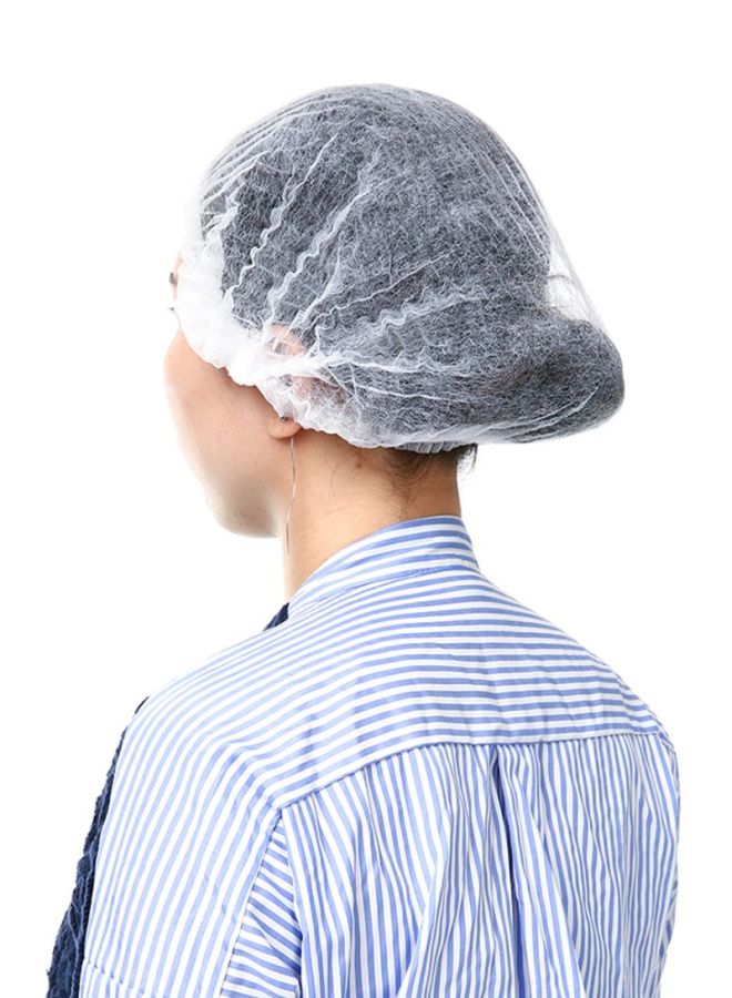 Carevas 100-Piece Disposable Bouffant Caps - Image 2