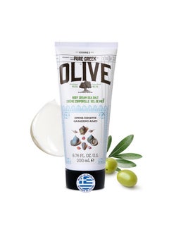 KORRES KORRES Olive Body Cream, Sea Salt, 6.76 fl. oz.  - Image 1