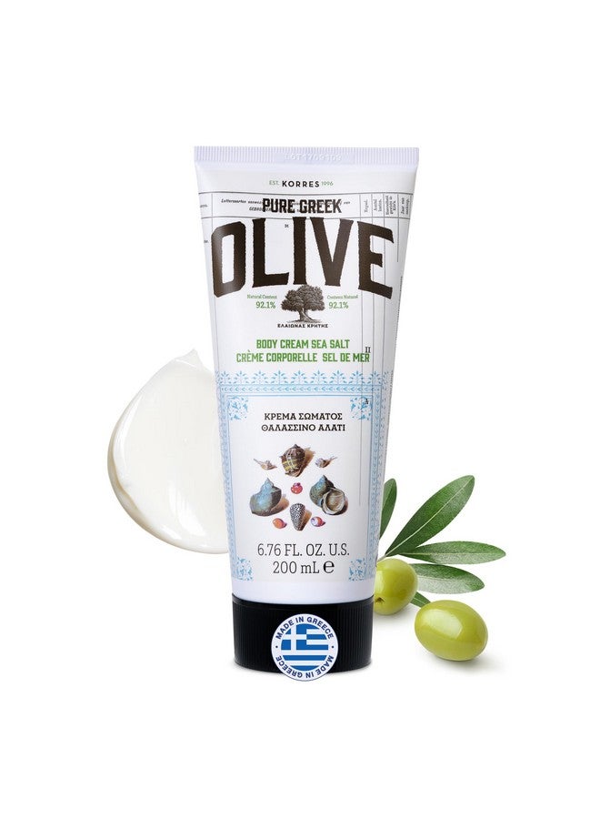 KORRES Olive Body Cream, Sea Salt, 6.76 fl. oz. - Image 1