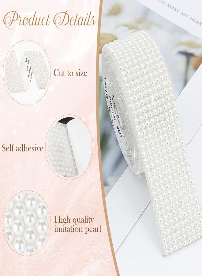 CoolShef شريط لاصق ذاتي من اللؤلؤ من كول شيف - ملصق لؤلؤ بطول ياردة واحدة لتغليف الهدايا، والأعمال الفنية والحرفية اليدوية، وسجل القصاصات، وتزيين المنزل - Image 3