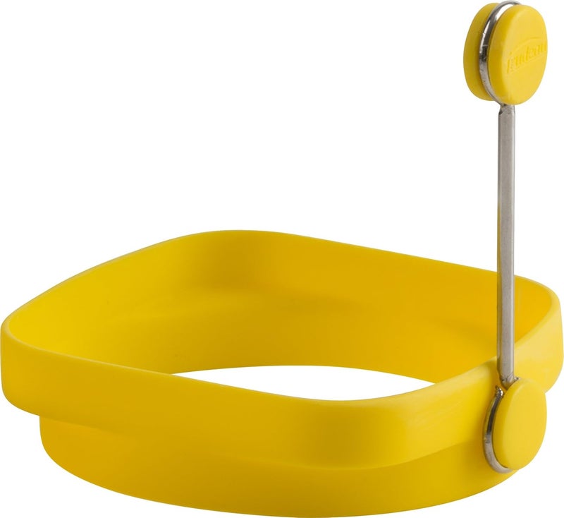 Trudeau Yellow Silicone Reversible Egg Ring - Image 1