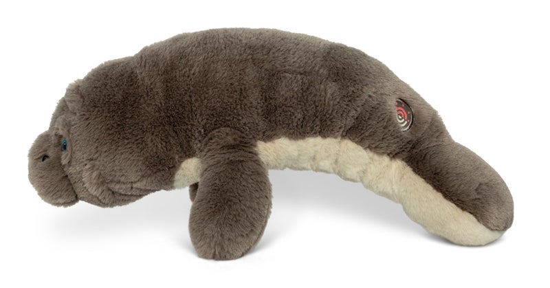 Fahlo Tracking Plush | Includes 12" Plush, Interactive 3D Tracking Map, and Wildlife Conservation Support | Eco-Friendly & Safe for All Ages | (Manatee) - Image 2