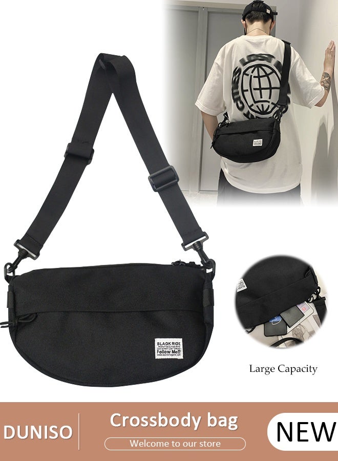 DUNISO Waterproof Sling Bag Crossbody Bag for Men and Women Sling Backpack Hiking Daypack Multipurpose CrossBody Chest Bag - Image 1