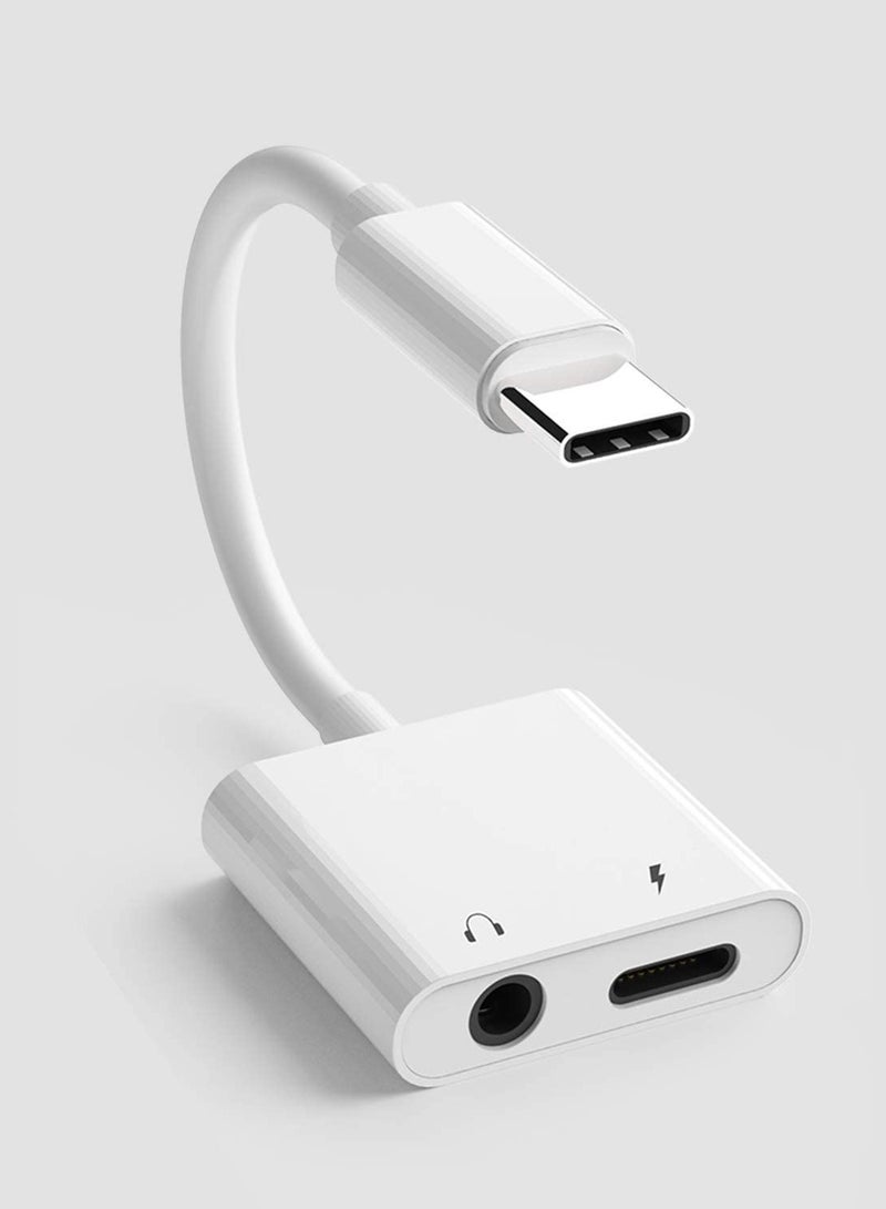 ELTRAZONE Fast Charging USB C to 3.5mm Headphone Adapter Aux Audio Type Charger Dongle Converter Jack for iPad Air4 Pro 2020 2019 2018 Samsung Galaxy S20 Ultra Z Flip Note S10 S9 Plus Compatible with Earphone - Image 2