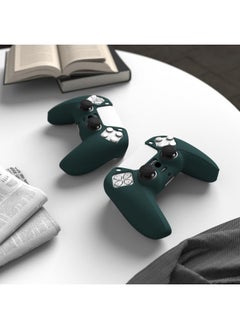 غطاء سيليكون مضاد للانزلاق من سلسلة Racing Green Pure لجهاز تحكم Ps5، جراب مطاطي ناعم لوحدة التحكم اللاسلكية Ps5 مع أغطية قبضة إبهام سوداء - pzsku/Z46421022455367C60F47Z/45/_/1724130904/fe92ebbc-feaf-4ba6-bb76-a8e6b60e9313