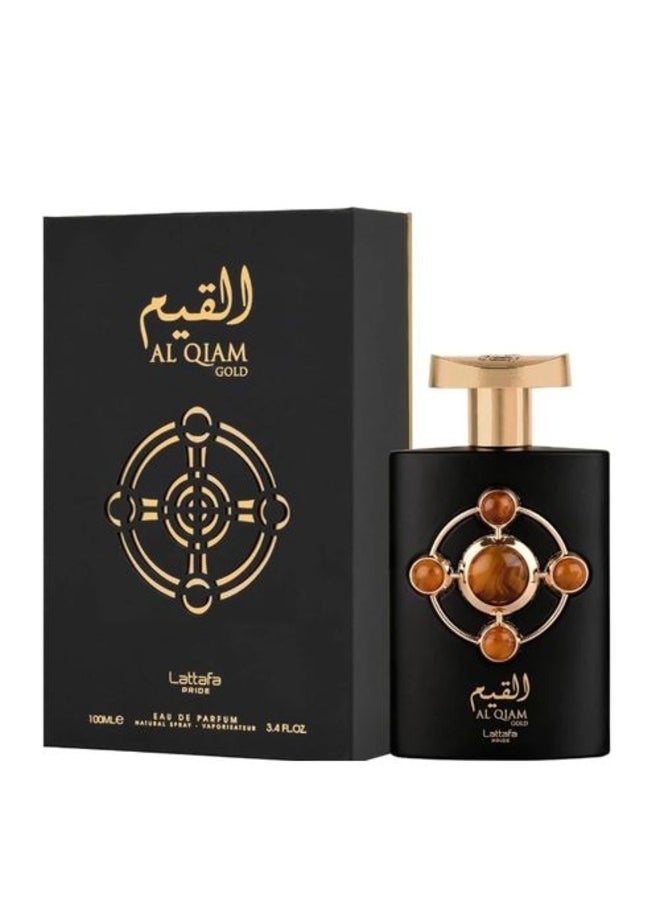 Lattafa AL QIAM GOLD EAU DE PARFUM FOR UNISEX 100 ML 