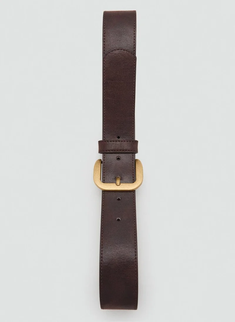 مانجو Square buckle belt
