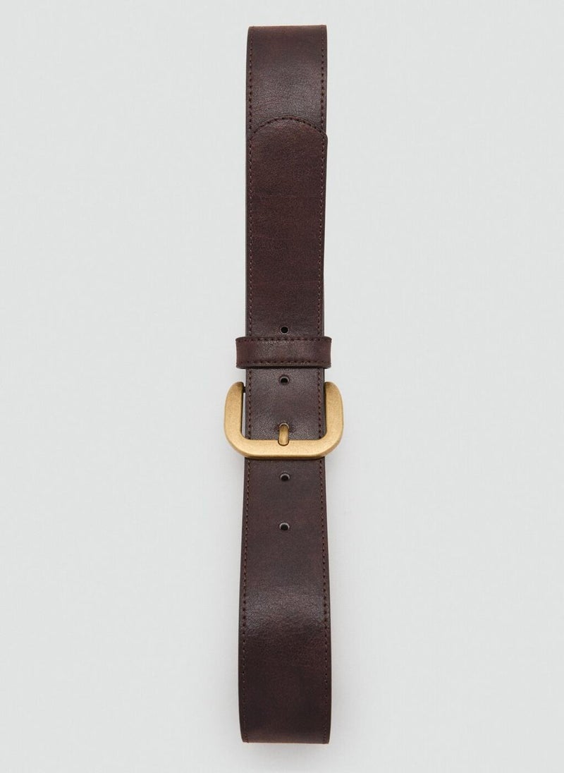 MANGO Square buckle belt - Image 2