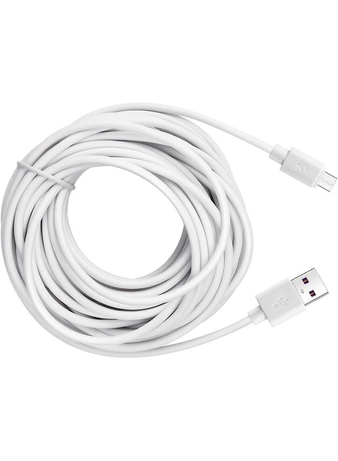 SMAYS Charger Cable Replacement for Motorola/Owlet/Infant Optics Baby Monitor, Micro USB Charging Cord 13 ft - Image 1