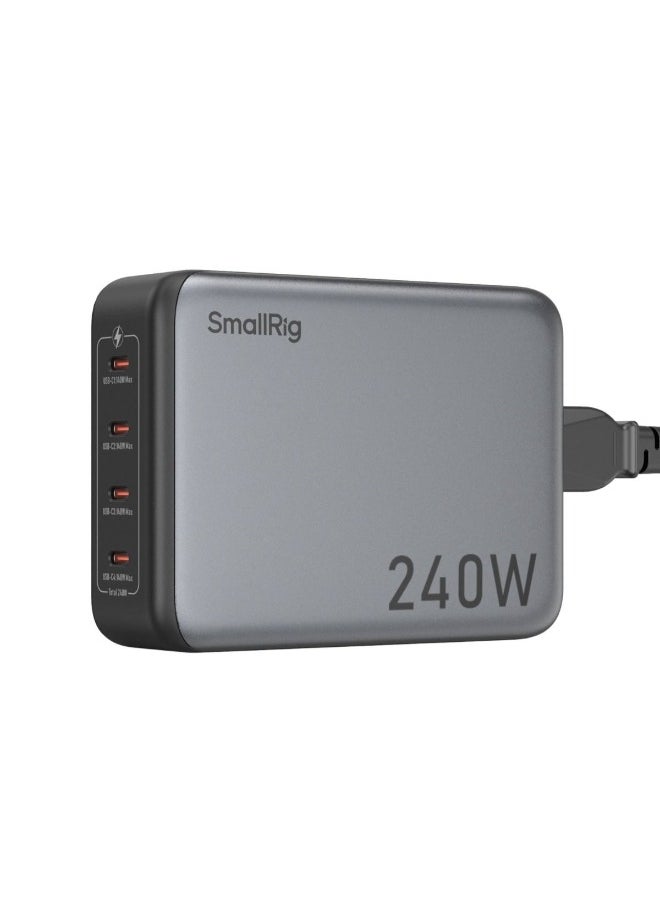 SMALLRIG - SmallRig 240W 4-Port PD Power Adapter (UK Standard) 4753 - Image 1