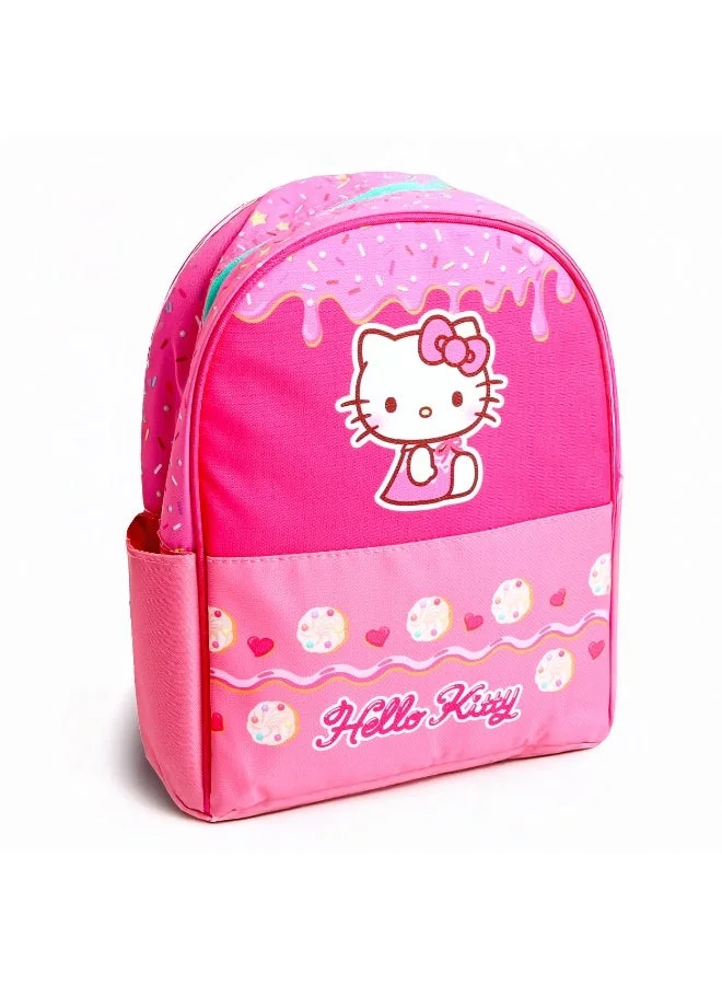 Sanrio  Sanrio Hello Kitty Donut Printed Backpack 12'' for Women | Best Price UAE