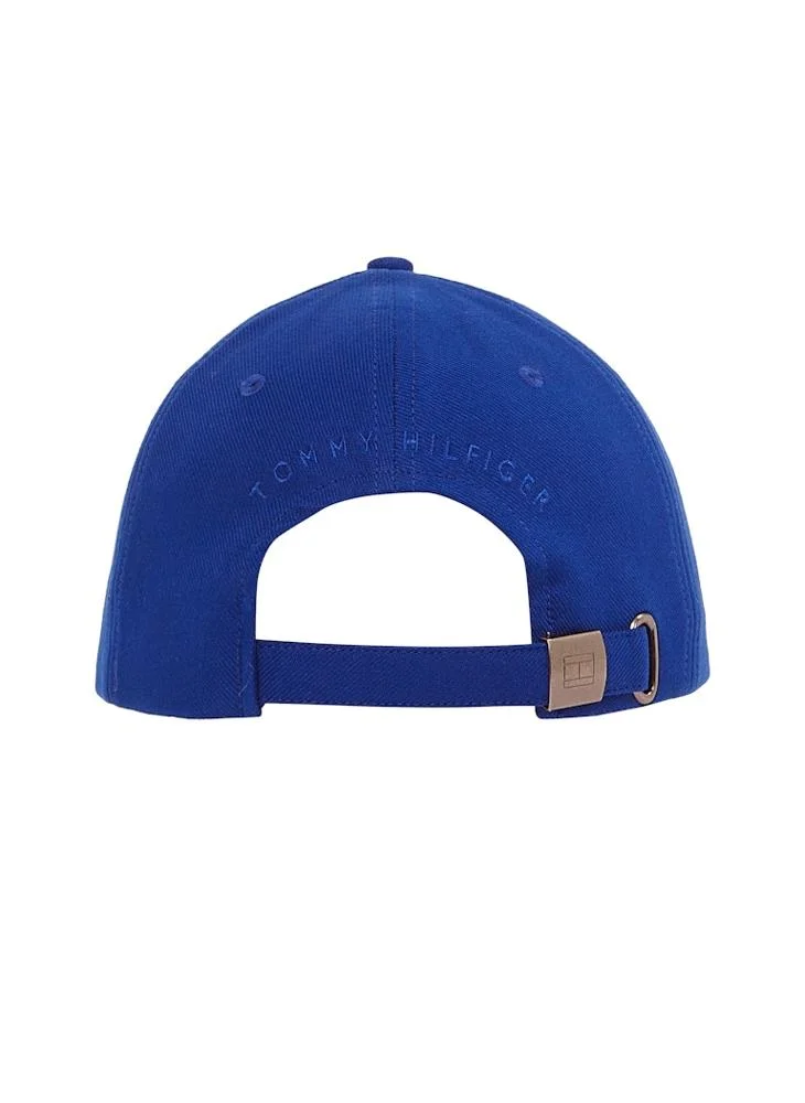 تومي هيلفيغر Logo Detailed Curved Peak Cap