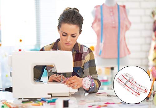 VANICE 2 Pcs Border Guide Presser Foot,1/4 Inch Clear View Quilting Parallel Guide Stitch Presser Foot - Fit for Singer, Brother, Babylock, Household Low Shank Sewing Machine - Image 5