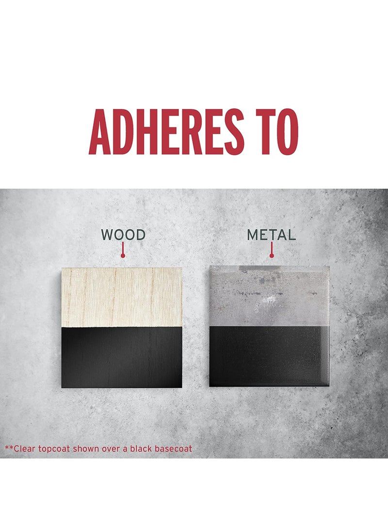 RUST-OLEUM 12oz Stops Rust Gloss Spray Paint - Crystal Clear - Image 4