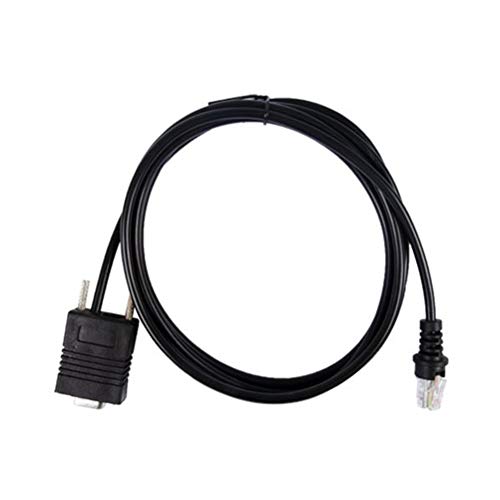 PARTSHE RS232 Serial Cable for MS9540 MS7120 MS5145 Barcode Scanner DB9 6FT 2M Straight - Image 1