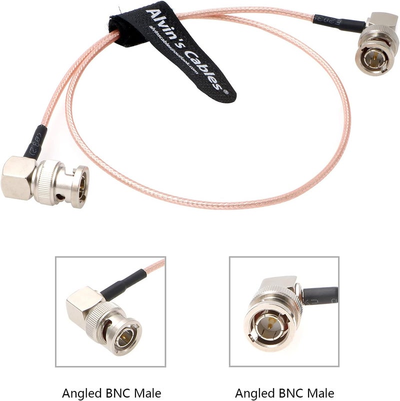 Alvin's Cables SDI Cable 3G HD SDI Cable Right Angle BNC for Sony FS5| FS7| FX6, Atomos Shogun Inferno, Atomos Ninja 50CM|19.7inches - Image 4