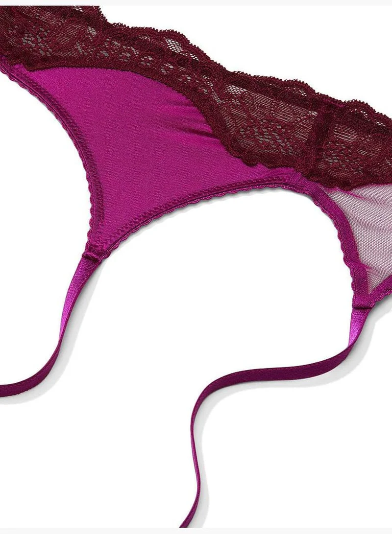 Victoria's Secret Lace Trim Garter Belt