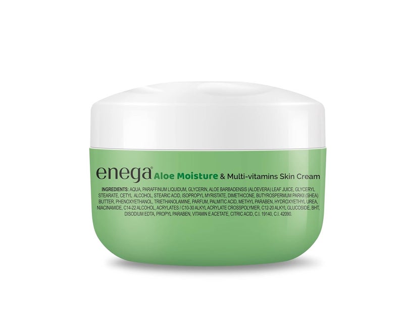 Enega Aloe Moisture MultiVitamins Skin Cream For All Skin Type For Men Women 100ML Pack of 3300ML - Image 3