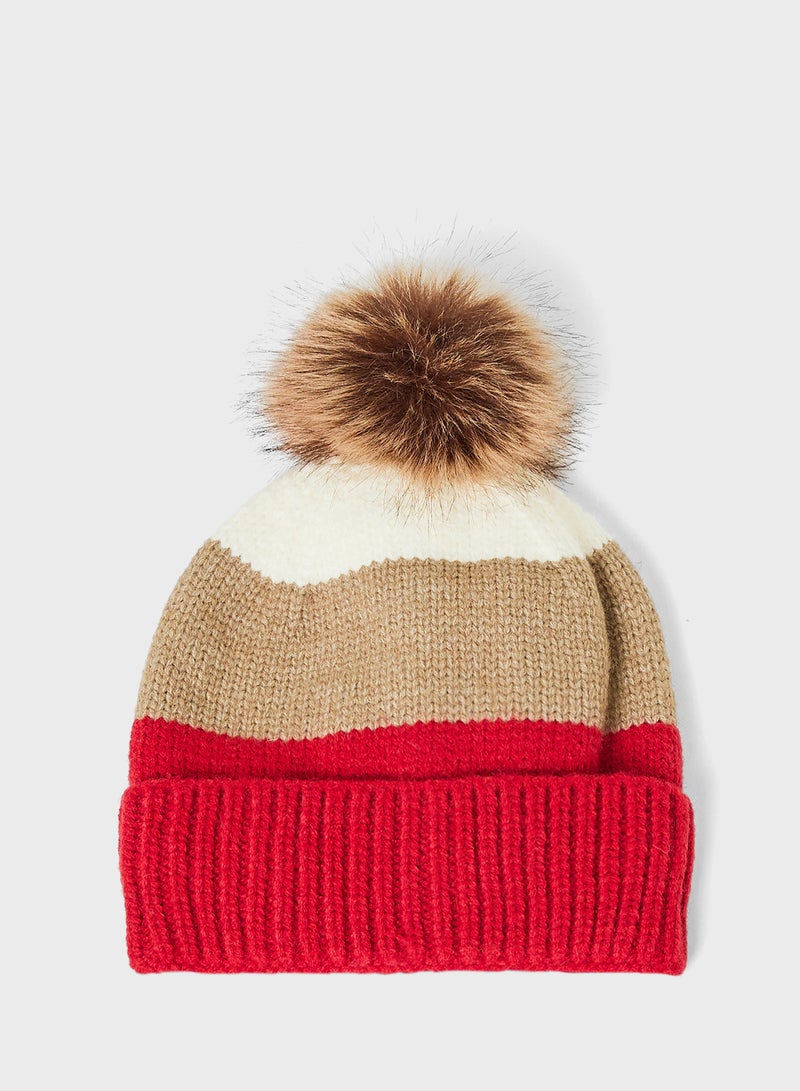ELLA 3 Pack Set With Winter Pompom Beanie ,Scarve & Glove Set - Image 2