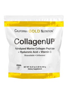 California Gold Nutrition CollagenUP Hydrolyzed Marine Collagen Peptides With Hyaluronic Acid And Vitamin C Unflavored 464 G  - Image 1
