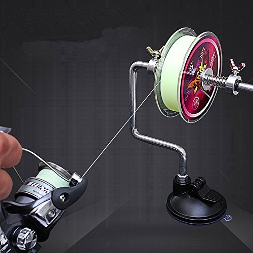 SLMOZKA Fishing Line Spooler Silver Reel Winder Spool Tackle Winder spooling Station Winding System Ultimate Line (A-with Suction Cup) - Image 4