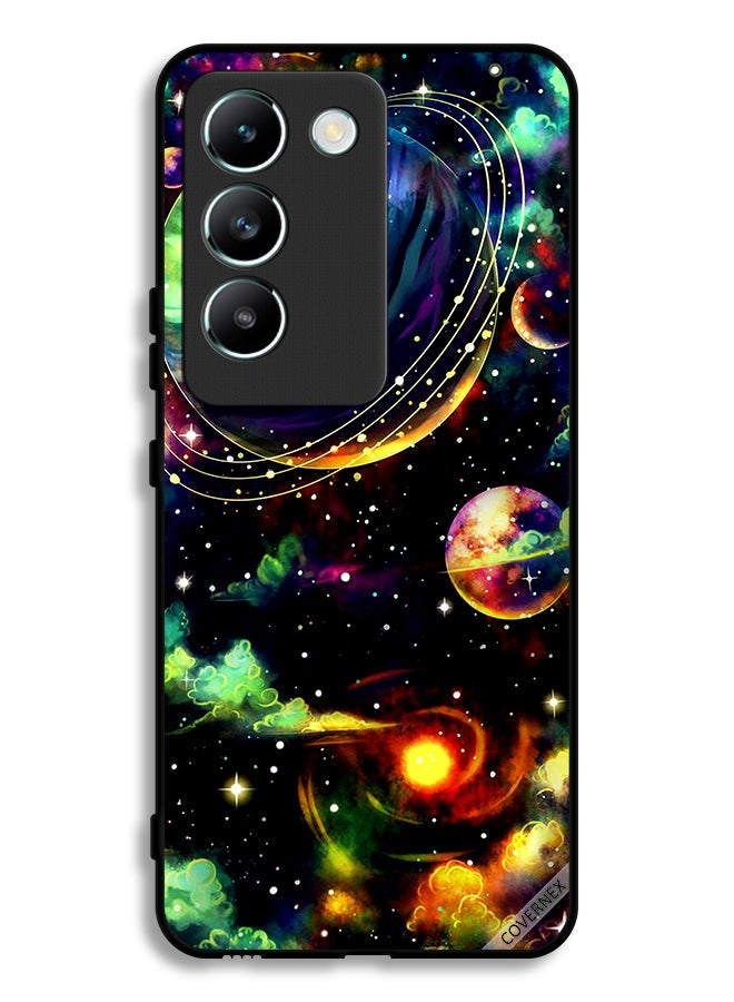 Covernex Vivo V30 Lite 4G Protective Case Cover Plants Saturn - Image 1