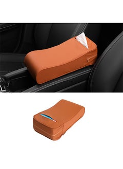 Generic High-quality leather armrest for hand comfort while driving and equipped with a tissue holder  - Image 2