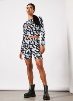 NAPAPIJRI x FIORUCCI All-Over Print Crop T-Shirt  - Image 4