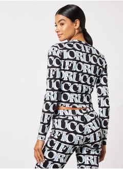 NAPAPIJRI x FIORUCCI All-Over Print Crop T-Shirt  - Image 2