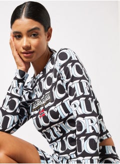 NAPAPIJRI x FIORUCCI All-Over Print Crop T-Shirt  - Image 3