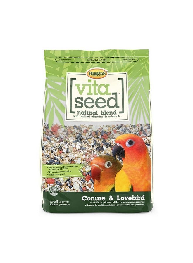 Higgins 466149 Vita Seed Conure-Lovebird 5Lb (1 Pack), One Size