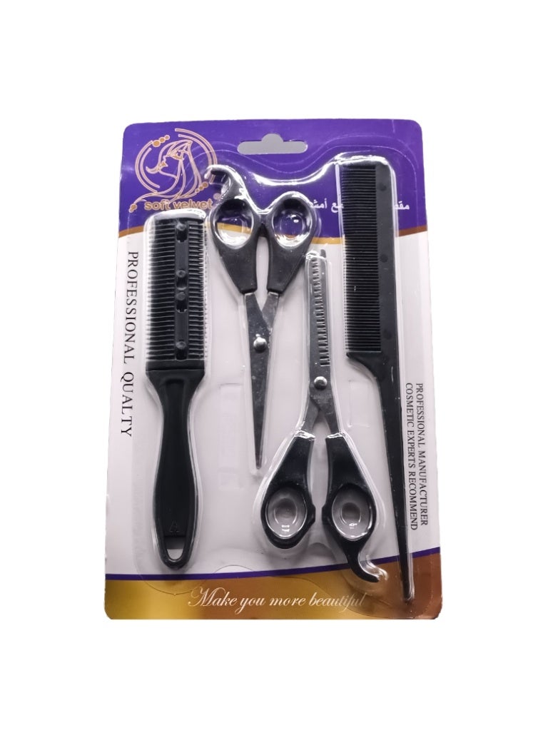 4-Piece Complete Grooming & Hairdressing Set - Image 1