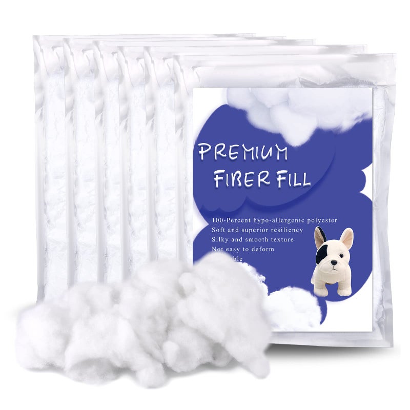 Butuze BUTUZE 32oz Premium Polyester Fiber Fill High Resilience Fiberfill Stuffing for Craft Crochet Animals Part Pillow Comforter DIY Recyclable 