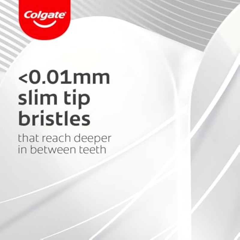 Colgate Slim & Soft Charcoal Toothbrush Value Pack 2 Pieces - Assorted Colors Manual Adult - Image 3