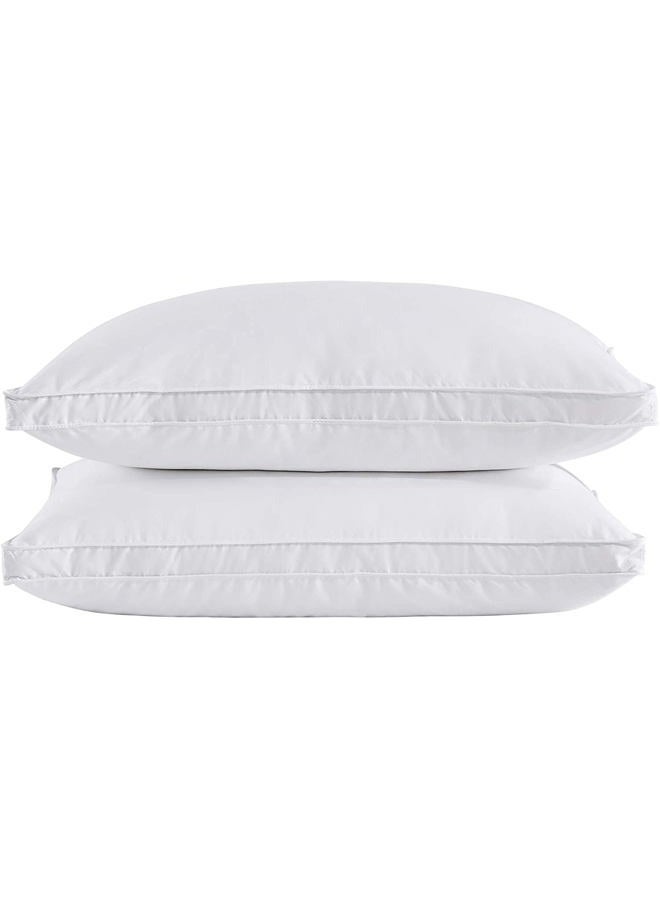 puredown Goose Down Feather Pillow Insert for Sleeping, King Size -Set of 2 - Image 1