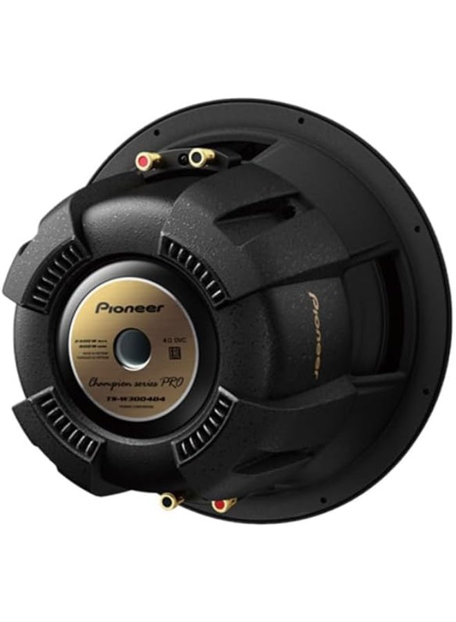 Pioneer TS-W3004D4 2400W Max/800W RMS Champion Series Pro DVC Component Subwoofer, 12-Inch Size - Image 2