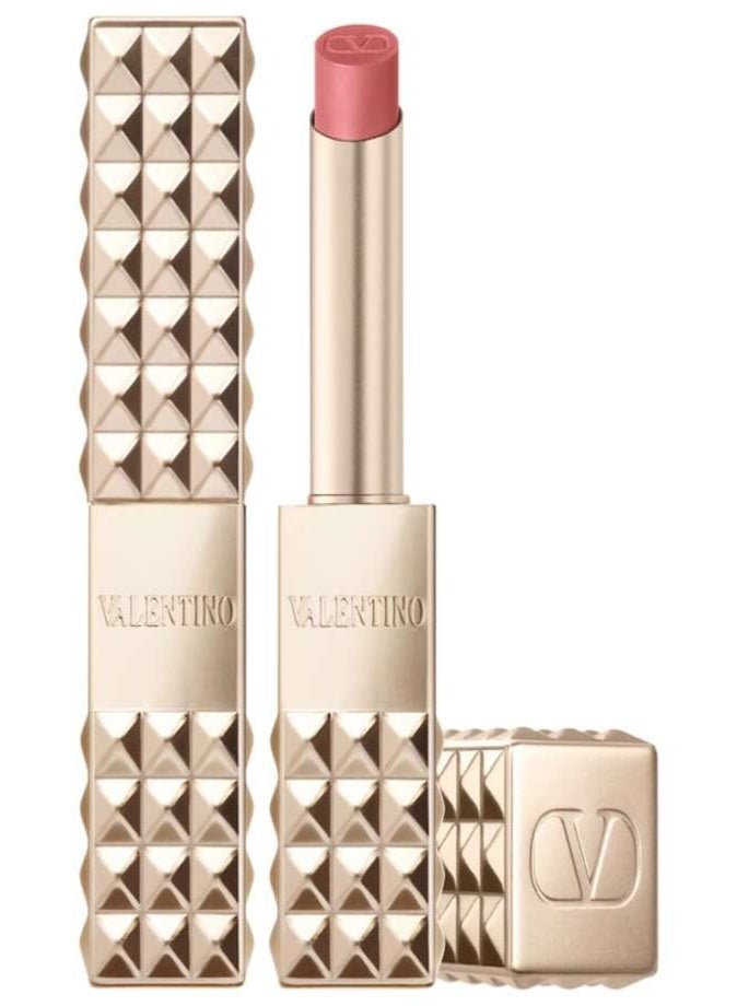 VALENTINO Spike Valentino Buttery Matte Lipstick 28.3g, 105A | Long-Wear Hydrating Matte Lip Color - Image 1