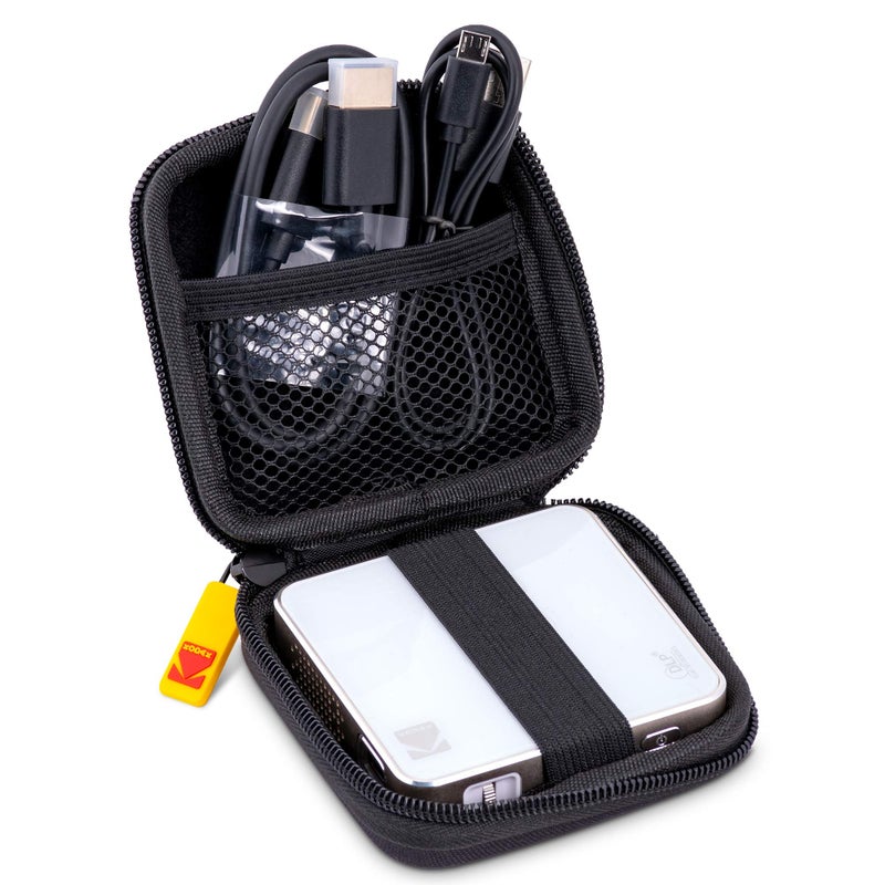 Kodak EVA Mini Projector Case, Soft-Molded Hard-Shell Carry Bag for KODAK Luma 75 Portable Projector, Shockproof, Dustproof & Water-Resistant Travel Protection Black - Image 4