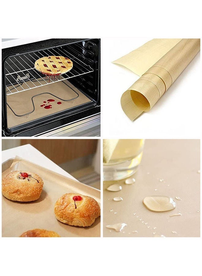 NIBEMINENT Non-Stick High Temperature Baking Cooking Paper Beige 60 x 40cm  - Image 4