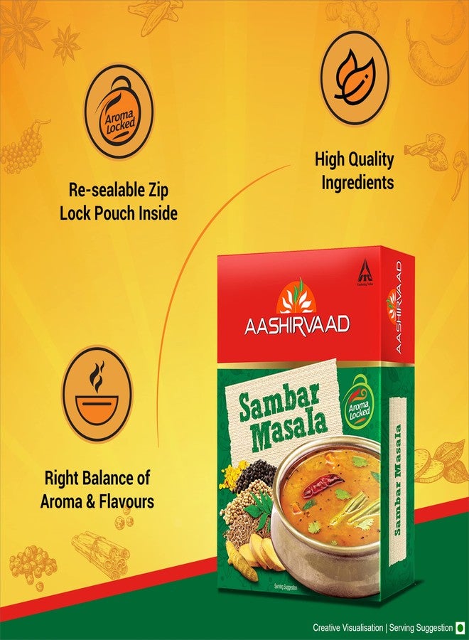 Aashirvaad Sambar Masala, 100g, Blended Spice for Authentic Taste and Colour - Image 4