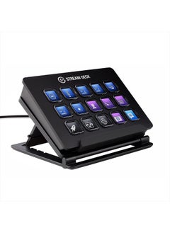 Stream Deck Classic - Live production controller with 15 customizable LCD keys and adjustable stand, trigger actions in OBS Studio, Streamlabs, Twitch, YouTube and more, works with PC/Mac