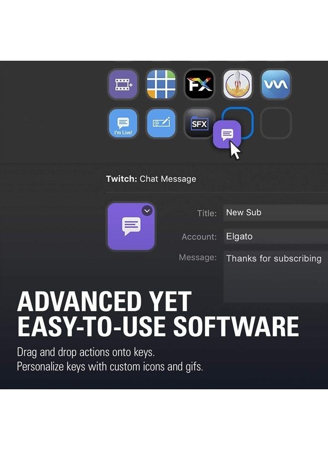 elgato - Stream Deck Classic - Live production controller with 15 customizable LCD keys and adjustable stand, trigger actions in OBS Studio, Streamlabs, Twitch, YouTube and more, works with PC/Mac - Image 1