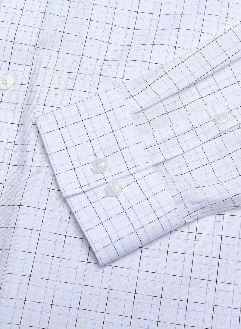 GIORDANO Men’s Cotton Oxford Wrinkle Free Long-Sleeve Shirt - Image 4