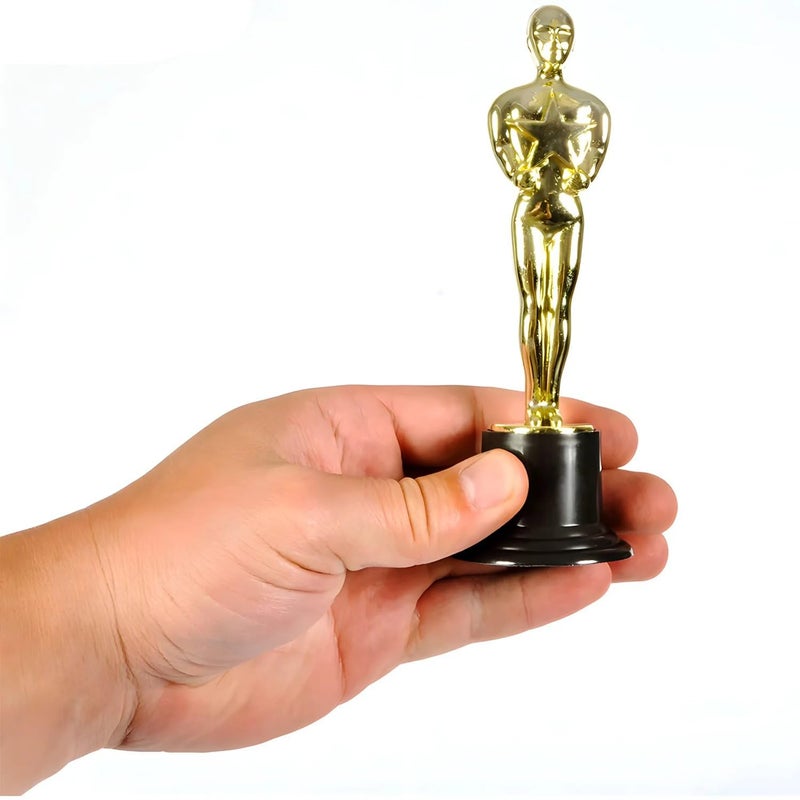 Rhode Island Novelty 6 inch Plastic Gold Movie Award Statue, One Per Order - Image 3