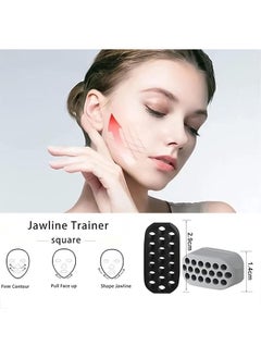 Sthxyfaith 2-Piece Black Jaw Exerciser Chisel Ball Chisel Jawline Exercise Ball For Facial Toner  - Image 3