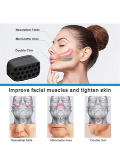 Sthxyfaith 2-Piece Black Jaw Exerciser Chisel Ball Chisel Jawline Exercise Ball For Facial Toner  - Image 2