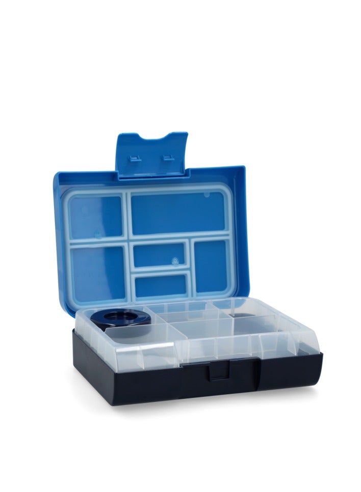 smash Bento Bite Lunch Box Blue and Black 1.6 Liter - Image 2