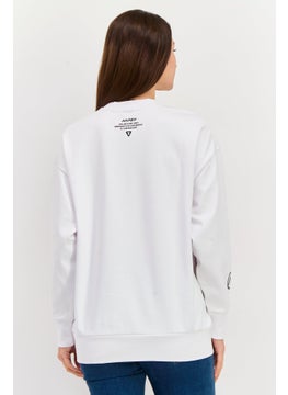 Women Crew Neck Graphic Long Sleeves Sweatshirt, White Combo - pzsku/Z4643F8BD955E159EFA39Z/45/_/1737642277/64e5f5c0-c73c-45d8-ace2-3eda510860b9