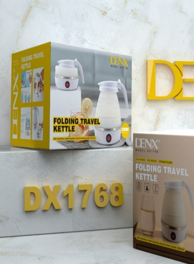 دينكس غلاية كهربائية محمولة قابلة للطي بقوة 500 واط DX1768 للسفر والرحلات - Image 1